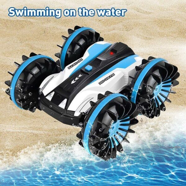 2 In 1 Amphibious Remote Control Off-road Truck Boat 4WD 6CH