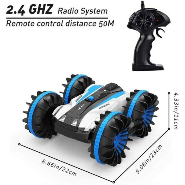 2 In 1 Amphibious Remote Control Off-road Truck Boat 4WD 6CH - Image 5